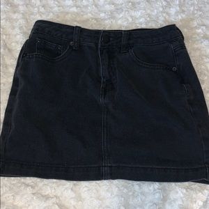 Mini jean skirt